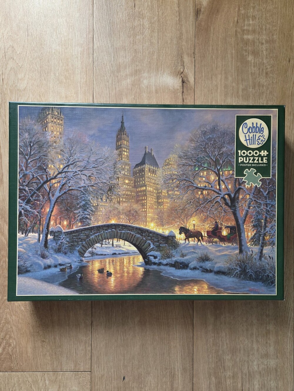 Cobble Hill 1000 Piece Puzzle - Winter In The Park